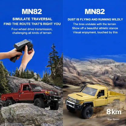 1:12 Retro LC79 4WD RC Truck with LED Lights