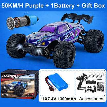 1:16 4WD RC Off-Road Buggy 50 or 80KMH High-Speed 4x4 Truck