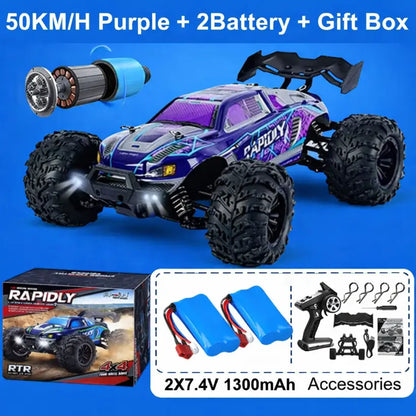 1:16 4WD RC Off-Road Buggy 50 or 80KMH High-Speed 4x4 Truck