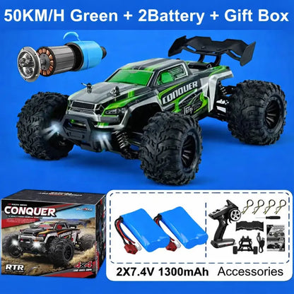 1:16 4WD RC Off-Road Buggy 50 or 80KMH High-Speed 4x4 Truck