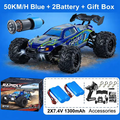1:16 4WD RC Off-Road Buggy 50 or 80KMH High-Speed 4x4 Truck