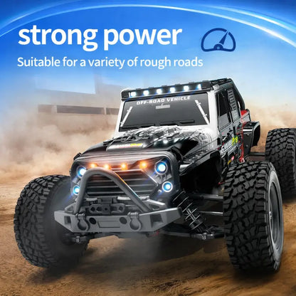 1:16 4WD RC Off-Road Car with LED – 70KM/H High-Speed
