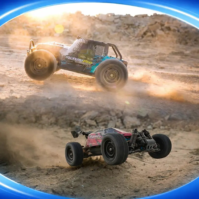 1:16 4WD RC Off-Road Car with LED – 70KM/H High-Speed