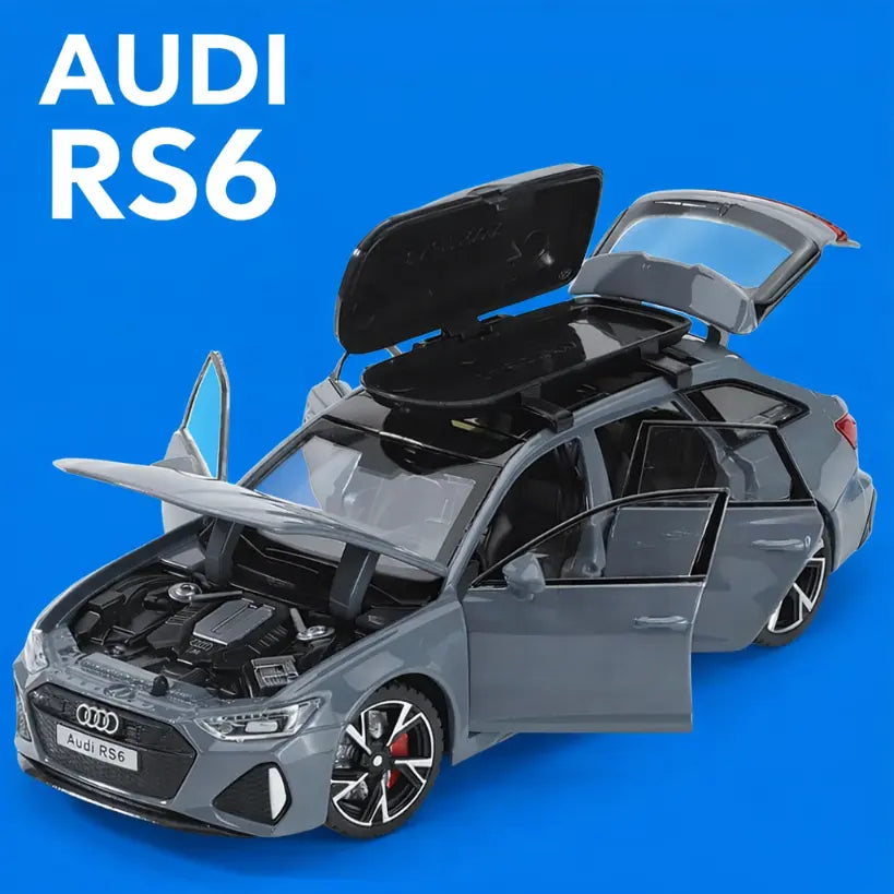 1:32 Audi RS6 Diecast Toy Car with Sound & Light