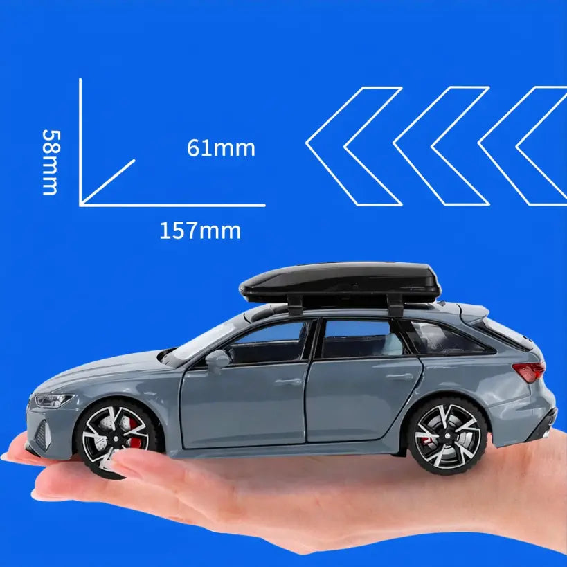 1:32 Audi RS6 Diecast Toy Car with Sound & Light