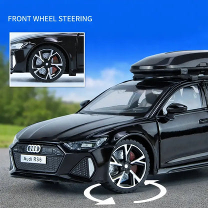 1:32 Audi RS6 Diecast Toy Car with Sound & Light