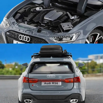 1:32 Audi RS6 Diecast Toy Car with Sound & Light