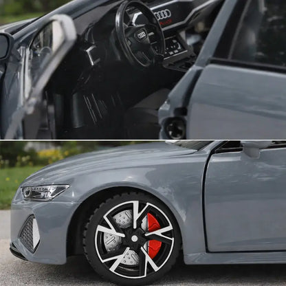 1:32 Audi RS6 Diecast Toy Car with Sound & Light
