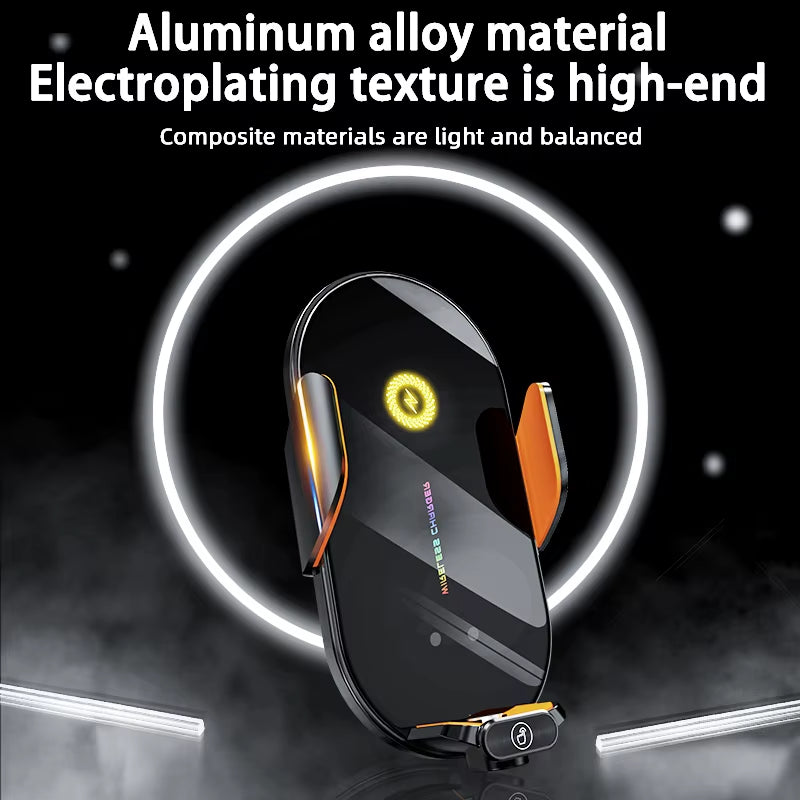 Car Wireless Phone Holder Stand 66W Fast Charging Station Charger Auto Infrared Induction for Iphone 15 14 13 12 Samsung Xiaomi