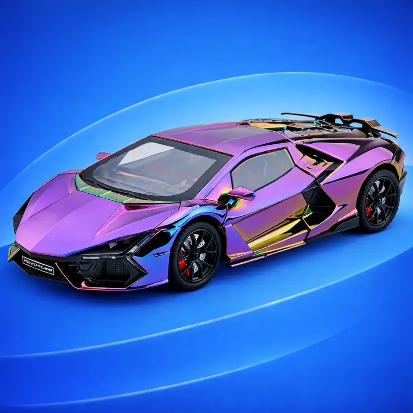 1:24 Lamborghini Revuelto With Water Spray, Fog Effect