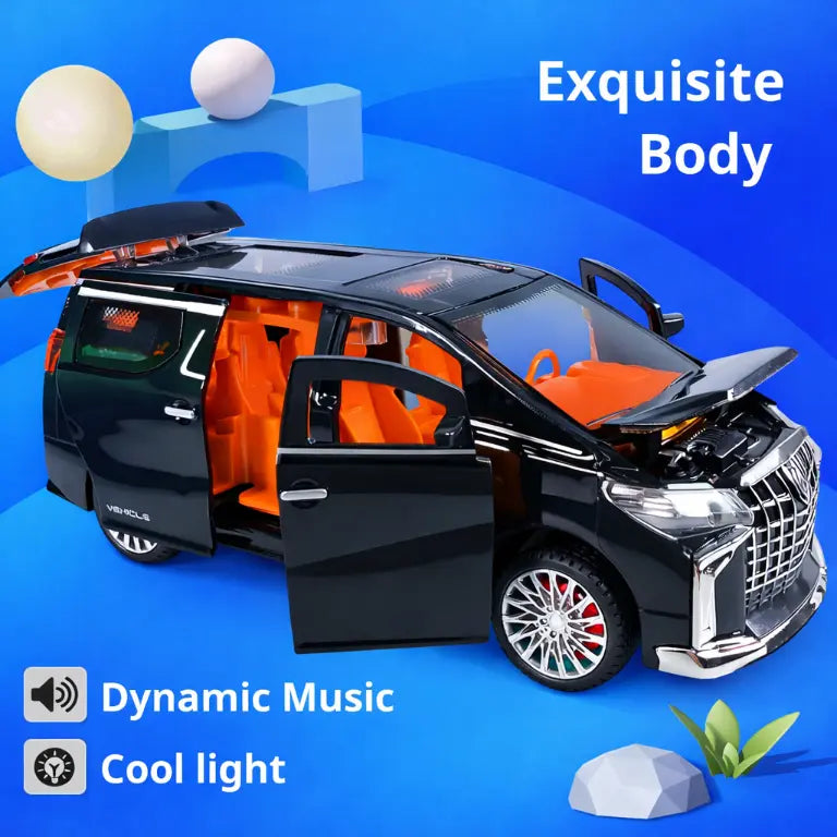 1:32 Children's Inertia Pull-back Car Toy with Lighting Sound