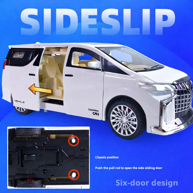 1:32 Children's Inertia Pull-back Car Toy with Lighting Sound