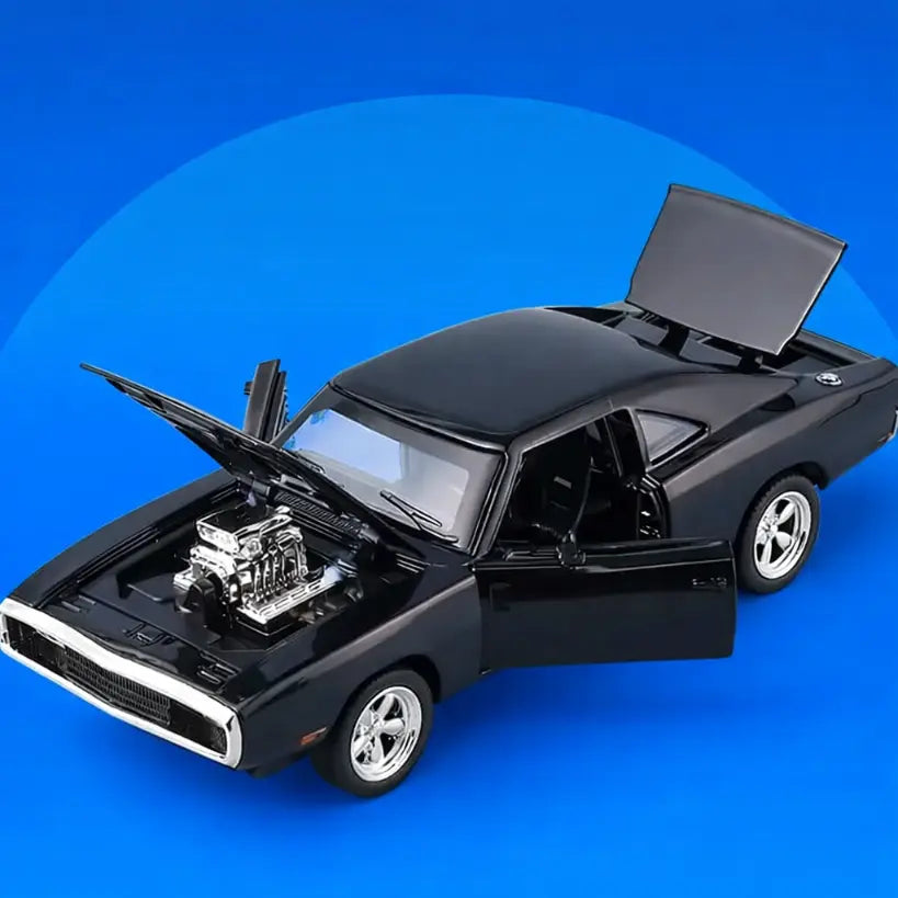 1/32 Scale Charger Metal Car Simulation Toys With Pull Back Car