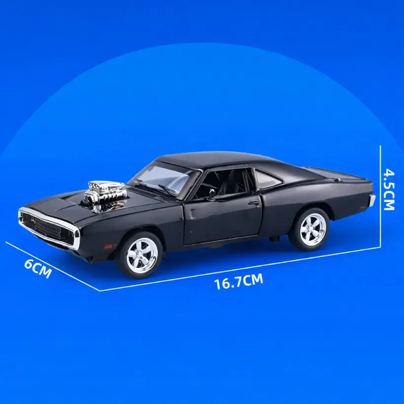 1/32 Scale Charger Metal Car Simulation Toys With Pull Back Car
