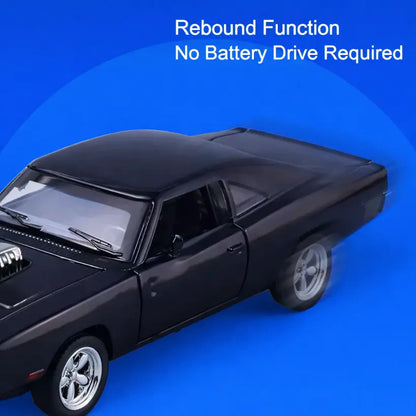 1/32 Scale Charger Metal Car Simulation Toys With Pull Back Car