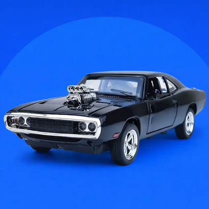 1/32 Scale Charger Metal Car Simulation Toys With Pull Back Car