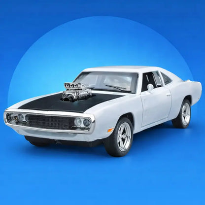 1/32 Scale Charger Metal Car Simulation Toys With Pull Back Car