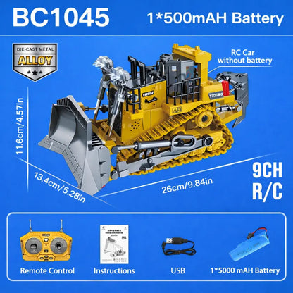 2.4G Remote Control Excavator & Dump Truck RC Construction Toy