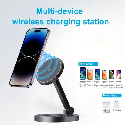 3 in 1 Magnetic Wireless Charger Stand