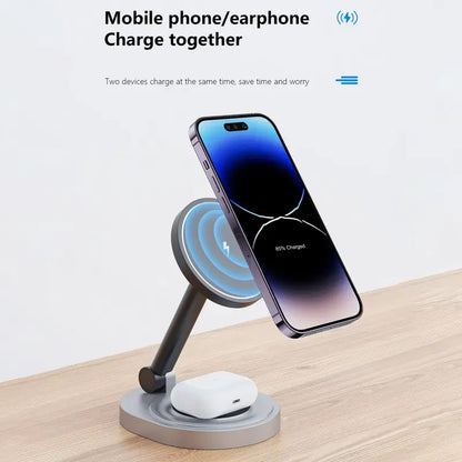3 in 1 Magnetic Wireless Charger Stand