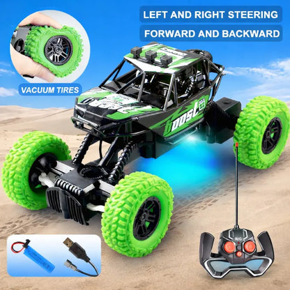 Kids Remote Control Off-Road Car with Colorful LED Lights