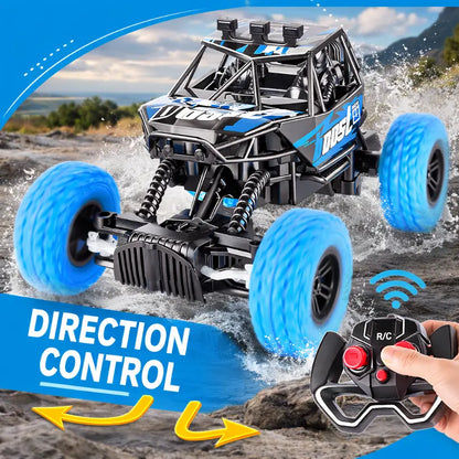 Kids Remote Control Off-Road Car with Colorful LED Lights