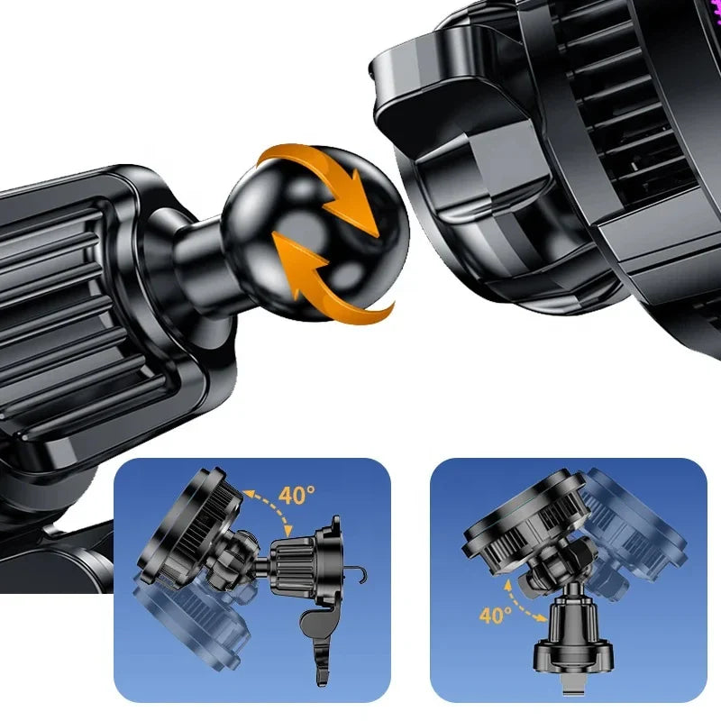 Magnetic Car Wireless Charger Holder Stand