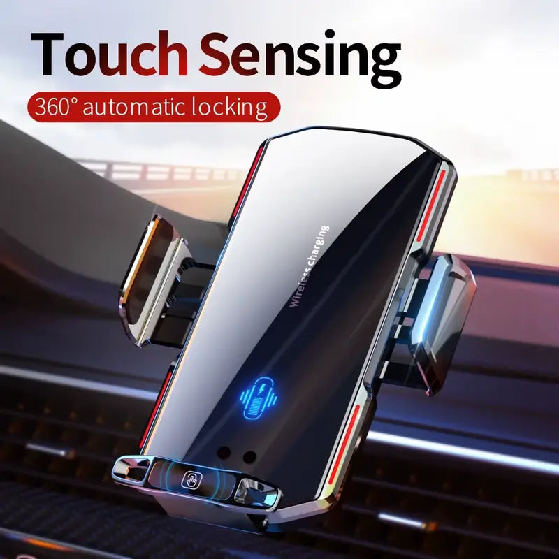 Magnetic Wireless Fast Charger Infrared Induction Car Phone Holder