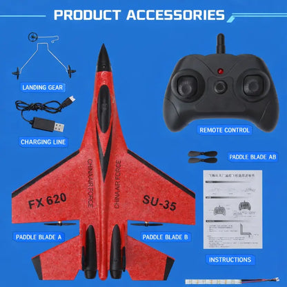 RC Aircraft 2.4G Remote Control Fighter Plane