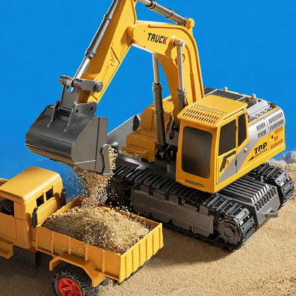Alloy RC Excavator with Lights & Sound