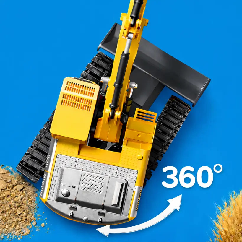 2.4G Remote Control Excavator & Dump Truck RC Construction Toy