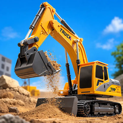 Alloy RC Excavator with Lights & Sound