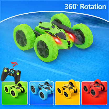Rc Stunt Car Kids Double Sided Flip Remote Control