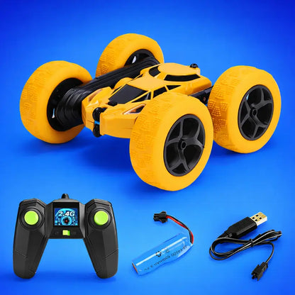Rc Stunt Car Kids Double Sided Flip Remote Control
