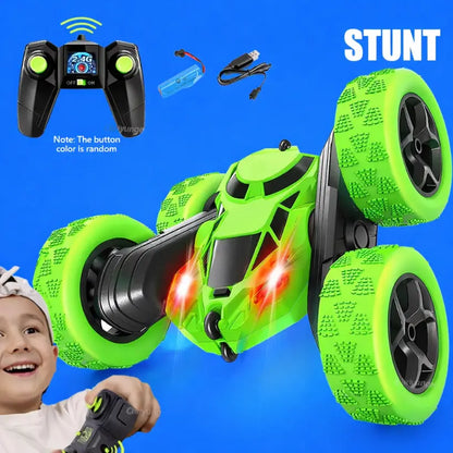 Rc Stunt Car Kids Double Sided Flip Remote Control