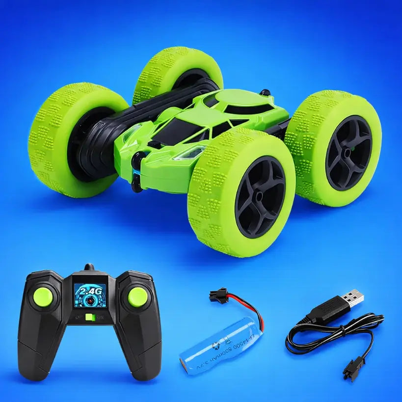 Rc Stunt Car Kids Double Sided Flip Remote Control