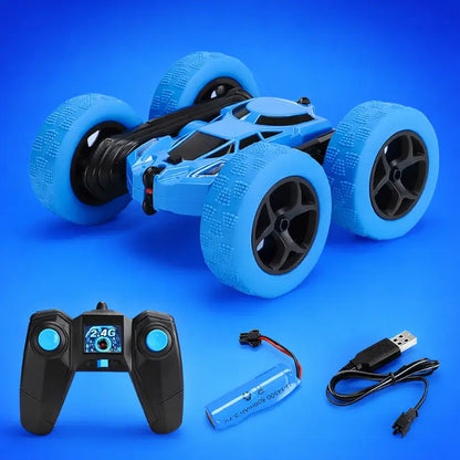 Rc Stunt Car Kids Double Sided Flip Remote Control