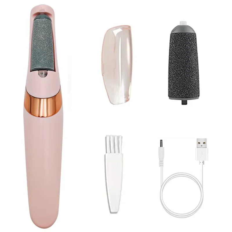 Professional Electric Foot Callus Remover Rechargeable Electronic Foot File Pedicure Tool Kit Foot Care for Dead Skin