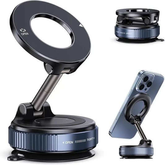 Vacuum Suction Magnetic Phone Holder