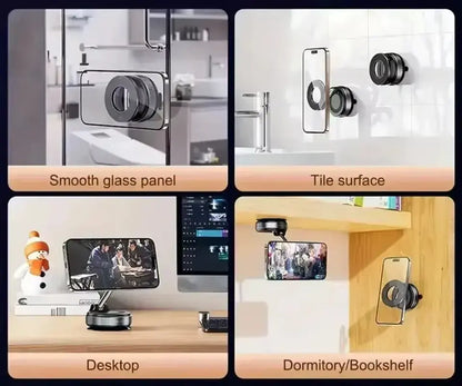 Vacuum Suction Magnetic Phone Holder