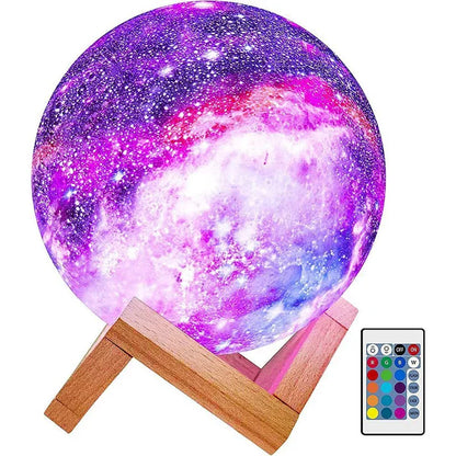 Galaxy Moon Lamp