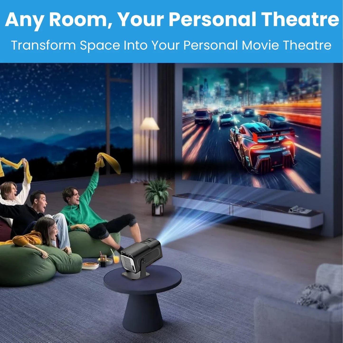 Full HD Mini Portable Projector